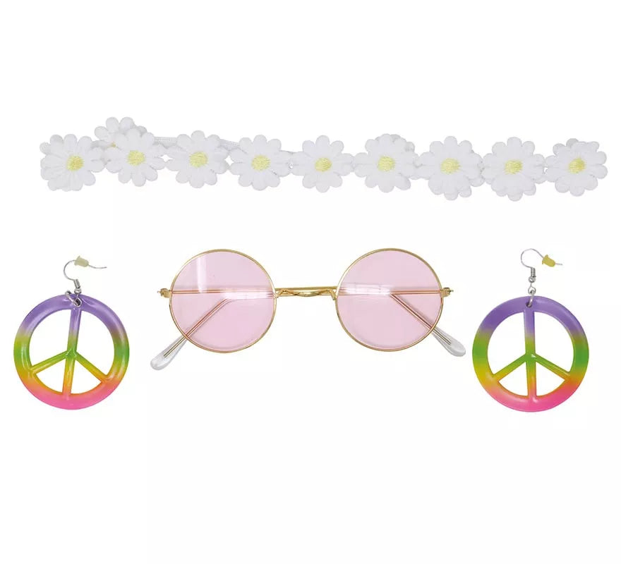 Translation missing: de.Kit Hippie: Cinta, Gafas y Pendientes