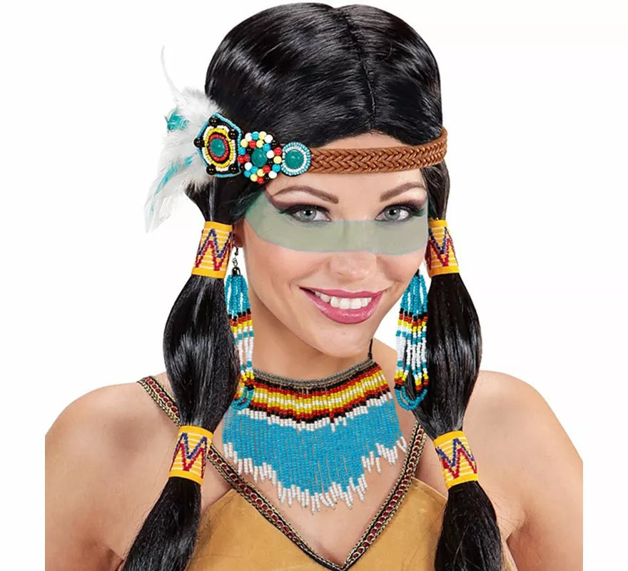 Translation missing: de.Kit India Nativa: Collar, Pendientes y Cinta