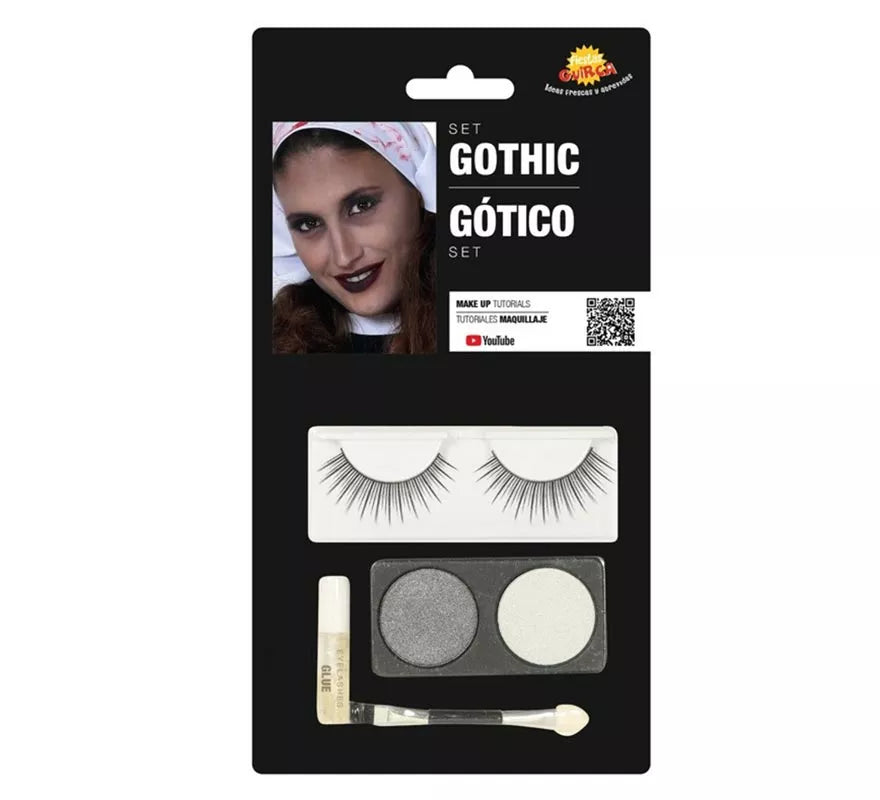 Translation missing: de.Kit Maquillaje: Plata y Blanco, Pestañas, Pegamento, Pincel