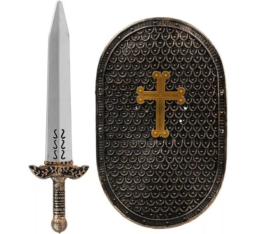 Translation missing: de.Kit medieval: Espada y Escudo