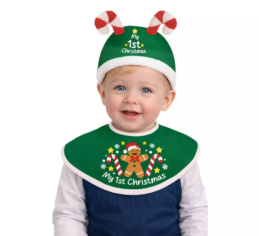 Translation missing: de.Kit Mi Primera Navidad de Muñeco de Jengibre para bebé