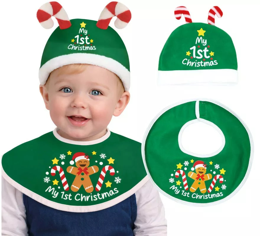 Translation missing: de.Kit Mi Primera Navidad de Muñeco de Jengibre para bebé
