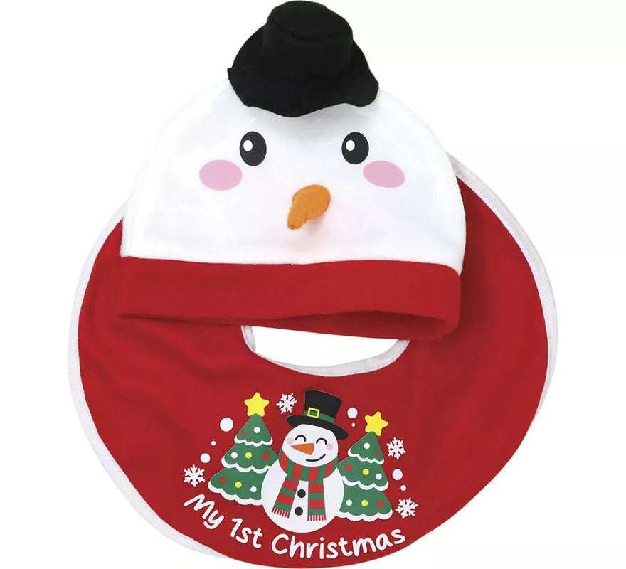 Kit Mi Primera Navidad de Muñeco de Nieve para bebé