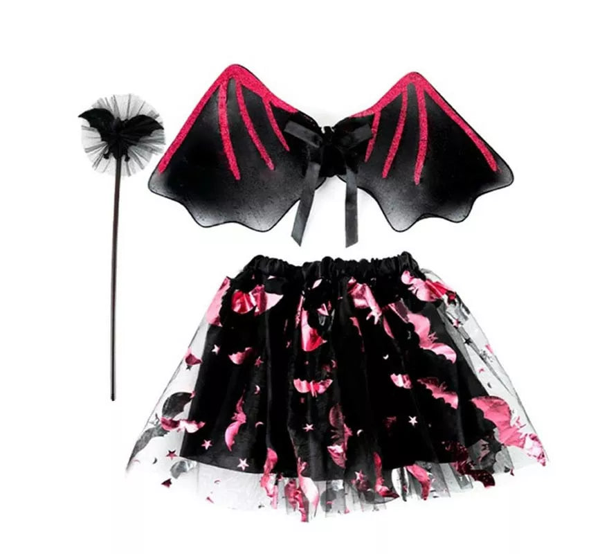 Translation missing: de.Kit Murciélago fucsia: Tutú, Alas y Varita