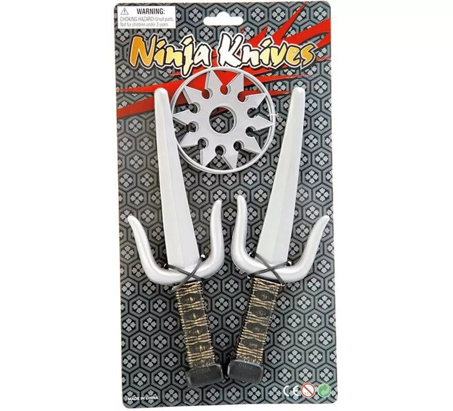 Translation missing: de.Kit Ninja: 2 cuchillos y 2 estrellas