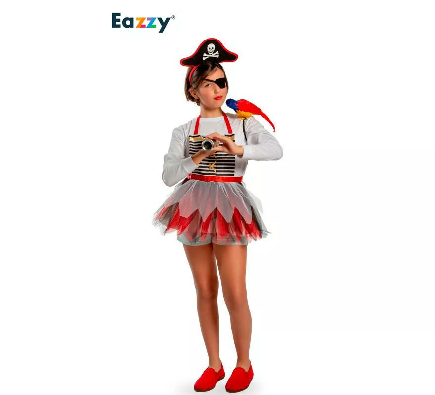 Translation missing: de.Kit o disfraz Brave Pirate para niña