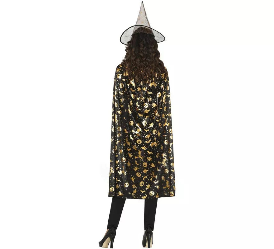 Translation missing: de.Kit o Disfraz de Bruja: Gorro y Capa 110 cm
