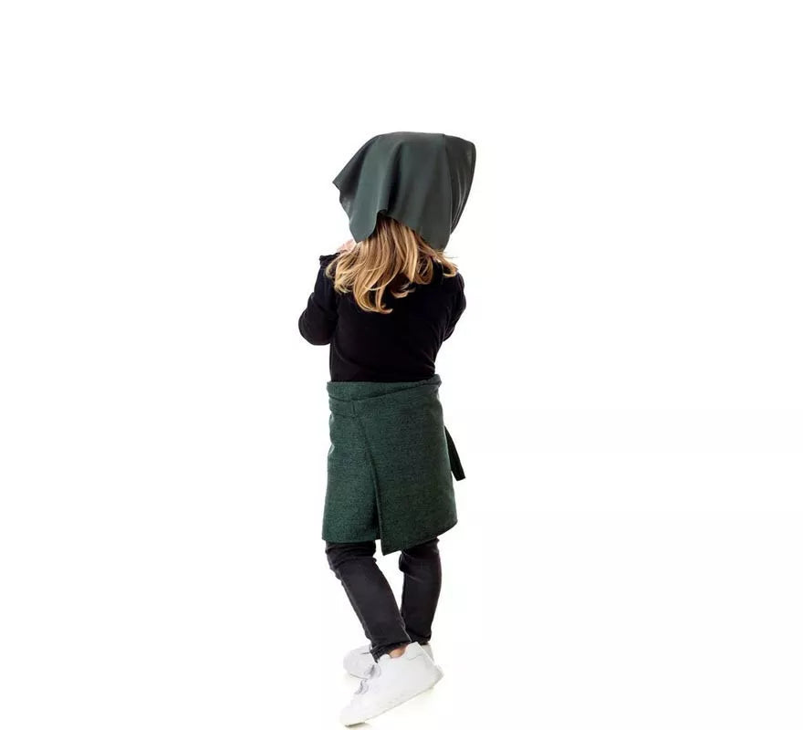 Translation missing: de.Kit o Disfraz de Castañera Otoño Verde para niña