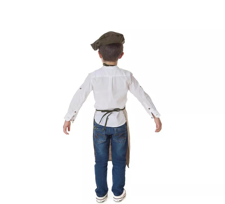 Translation missing: de.Kit o Disfraz de Castañero Beige Hojas-Castaña para niño