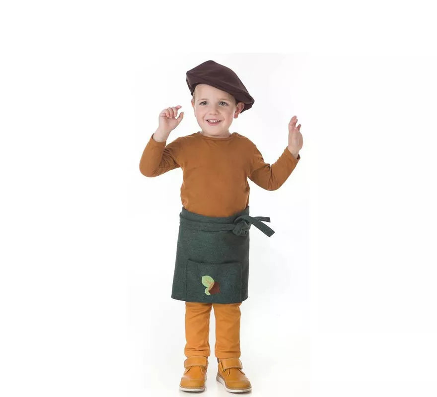 Translation missing: de.Kit o Disfraz de Castañero Otoño Verde para bebé