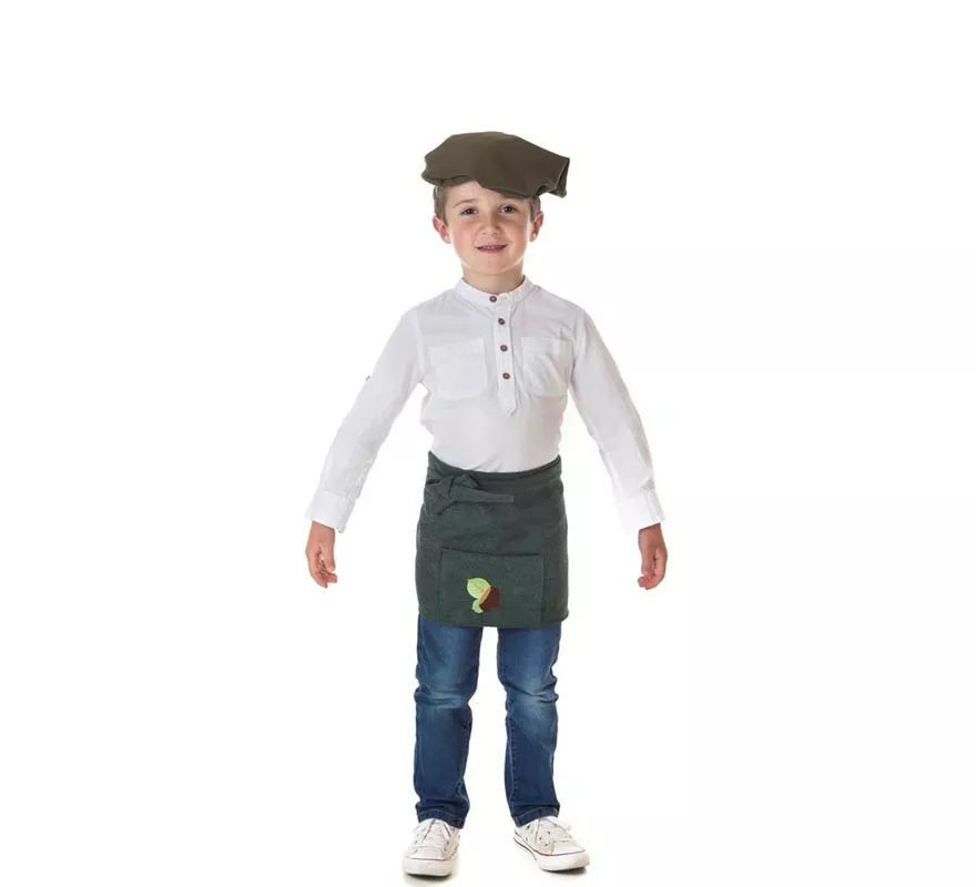 Translation missing: de.Kit o Disfraz de Castañero Otoño Verde para niño