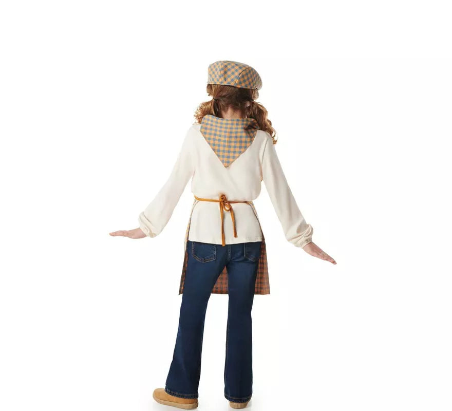 Translation missing: de.Kit o Disfraz de Castañero para niños: Gorra, Delantal y Pañuelo