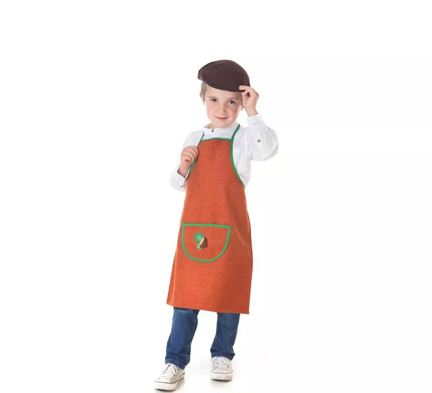 Translation missing: de.Kit o Disfraz de Castañero Teja Hojas Verdes para niño