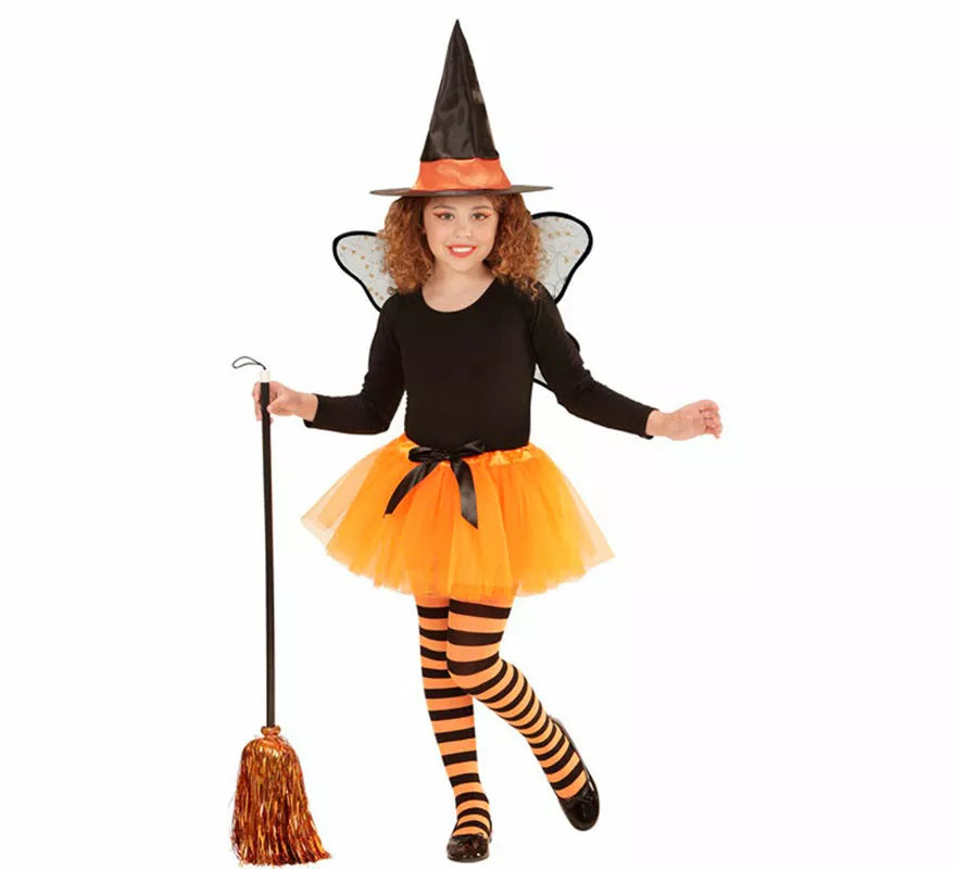 Translation missing: de.Kit o Disfraz de Hada Bruja para niña: Tutu, Alas y Sombrero