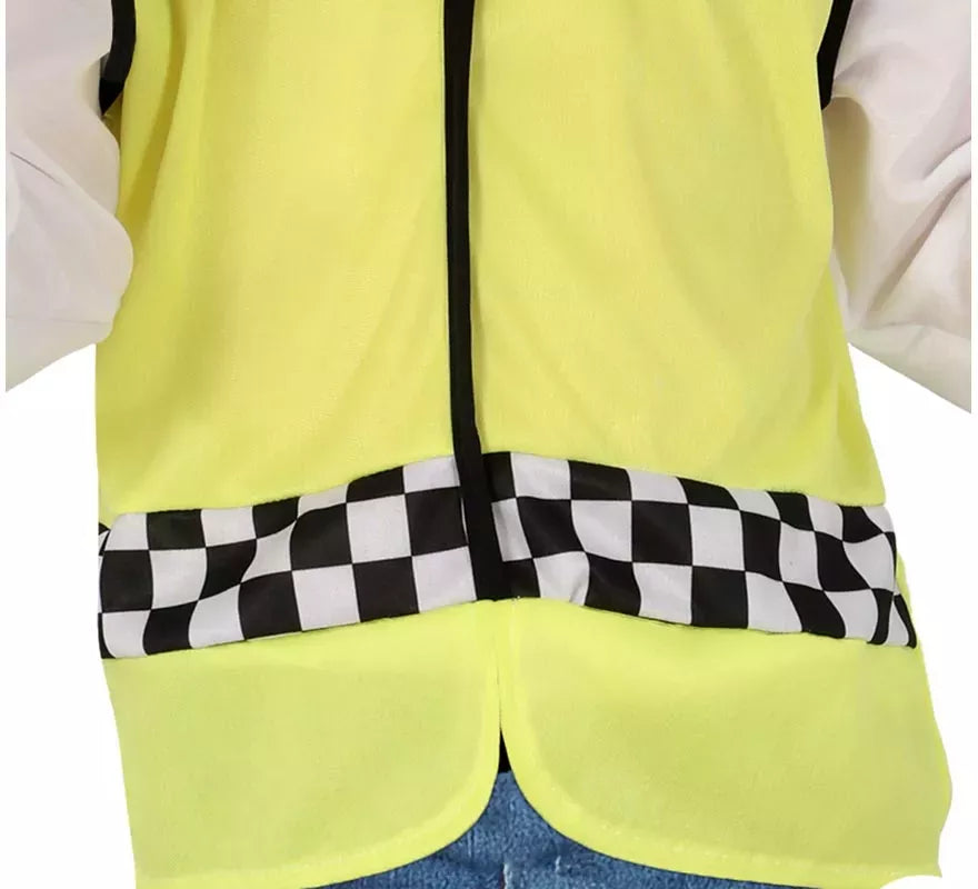 Kit o Disfraz de Policía para niños: Chaleco, Gorro y Camisa