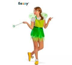Kit oder kostüm Green Fairy für Mädchen