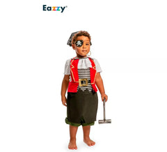 Kit oder kostüm Wild Pirate für Kind