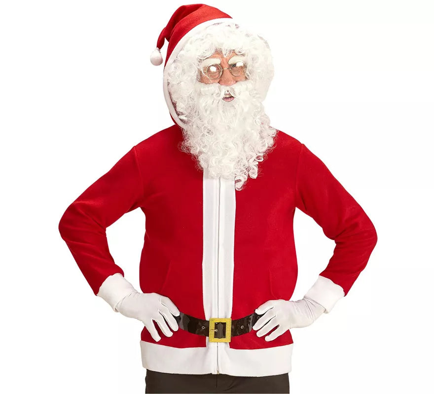 Translation missing: de.Kit Papá Noel para hombre: Sudadera con Capucha y Cinturón