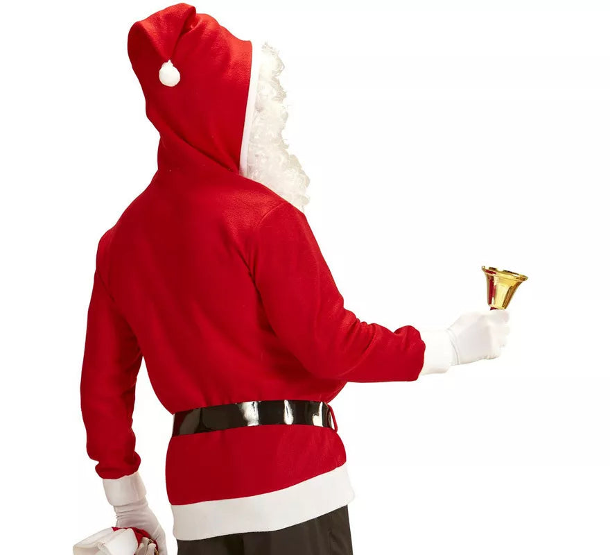 Translation missing: de.Kit Papá Noel para hombre: Sudadera con Capucha y Cinturón