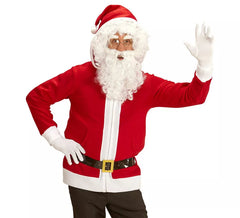 Weihnachtsmann-Set für Herren: Kapuzen-Sweatshirt und Gürtel