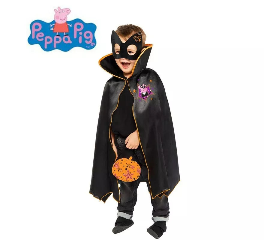 Translation missing: de.Kit Peppa Pig para niños: Antifaz, capa y bolsa