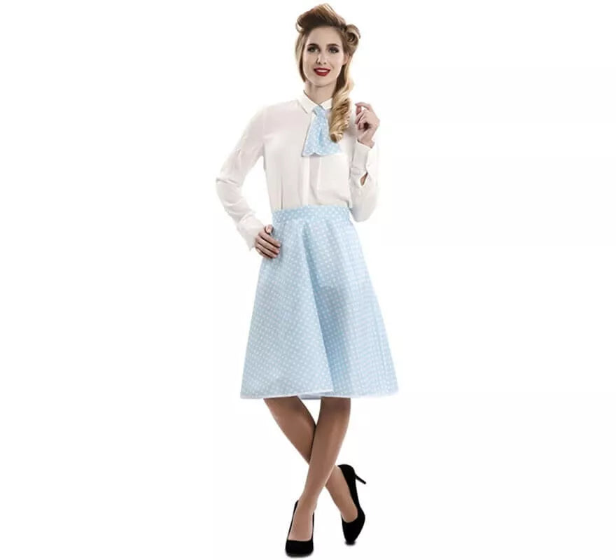 Translation missing: de.Kit Pin-Up Azul para mujer: Falda y Corbata
