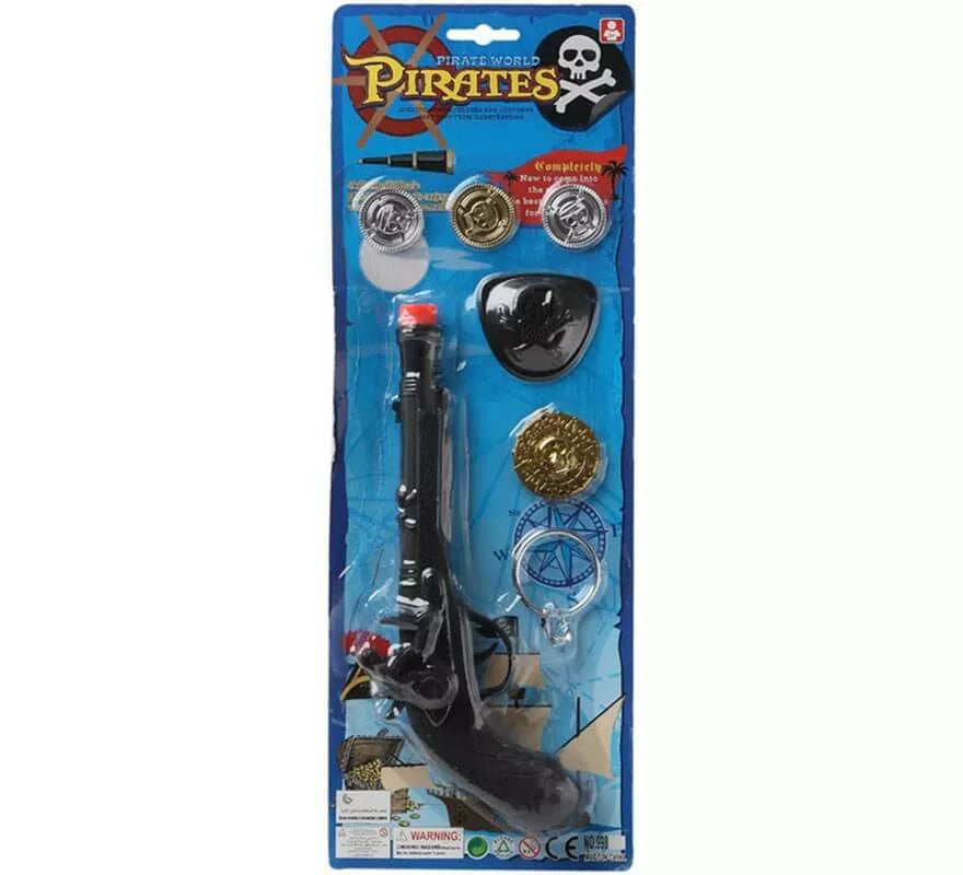 Translation missing: de.Kit Pirata Negro de 44x15 cm