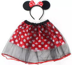 Kleines Cartoon-Maus-Kit: Tutu und Stirnband