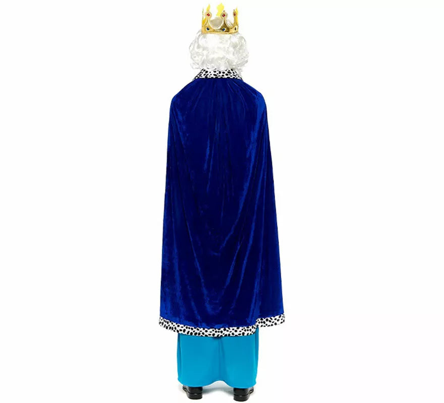 Translation missing: de.Kit Rey Mago azul adulto: Capa y Corona