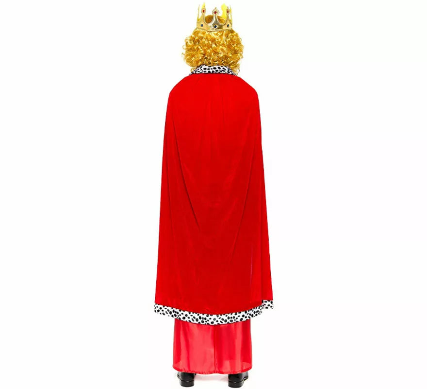 Translation missing: de.Kit Rey Mago rojo adulto: Capa y Corona