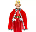 Kit Rey Mago rojo Infantil: Capa y Corona