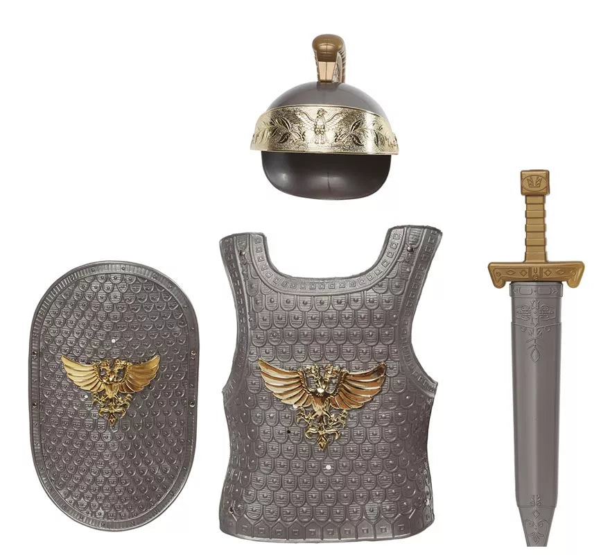 Translation missing: de.Kit Romano: Casco, armadura, espada y escudo