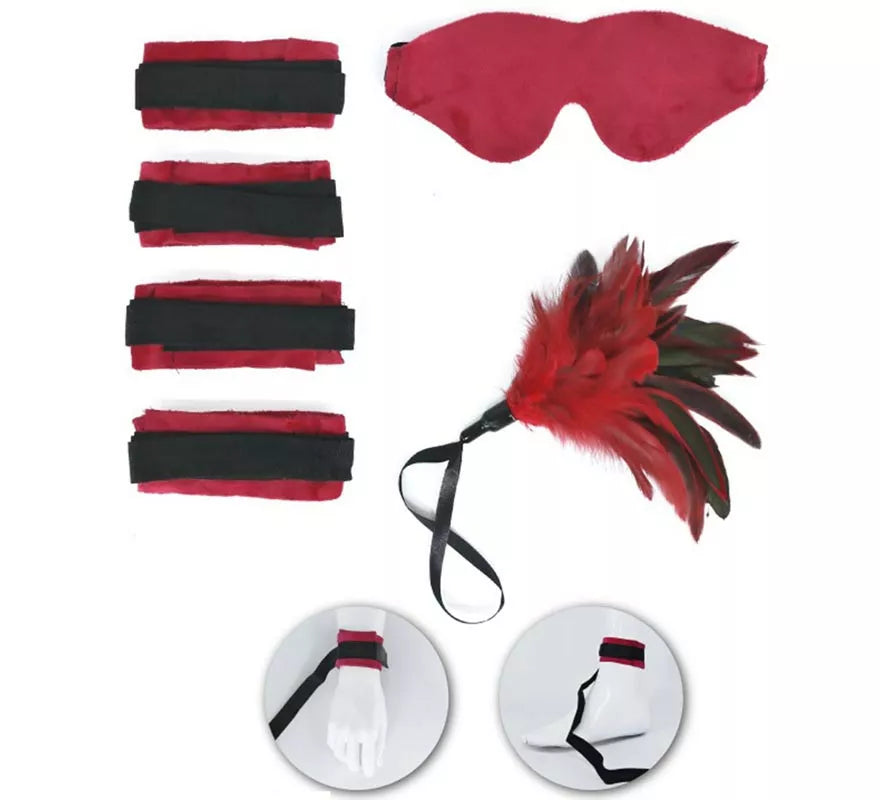 Translation missing: de.Kit Sujetadores Sexy: Antifaz, Plumas y Sujetadores