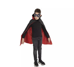 Vampir-Superhelden-Set für Kinder: Umhang und Maske