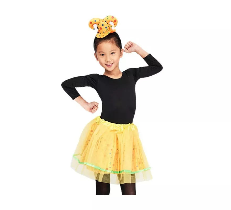 Translation missing: de.Kit Tutu Payaso Amarillo: Tutú y Minisombrero