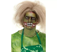 Grünes Zombie Make-up Blatt