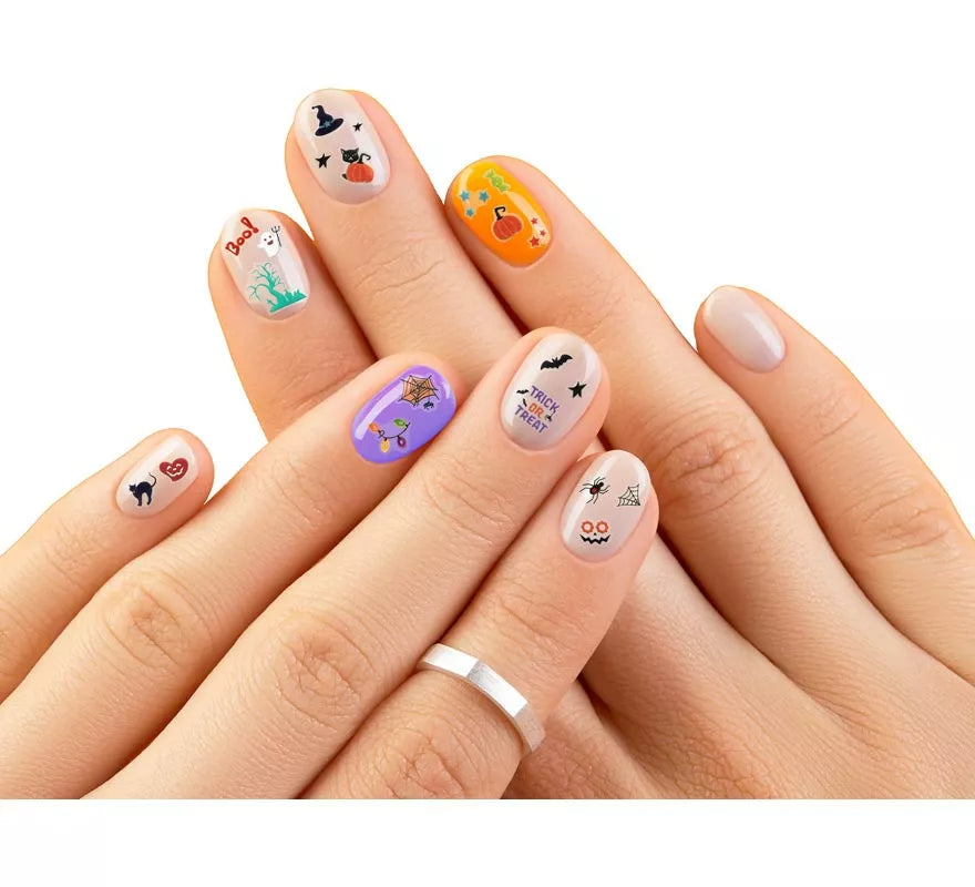 Lámina de Pegatinas para Uñas de Halloween en 2 modelos surtidos