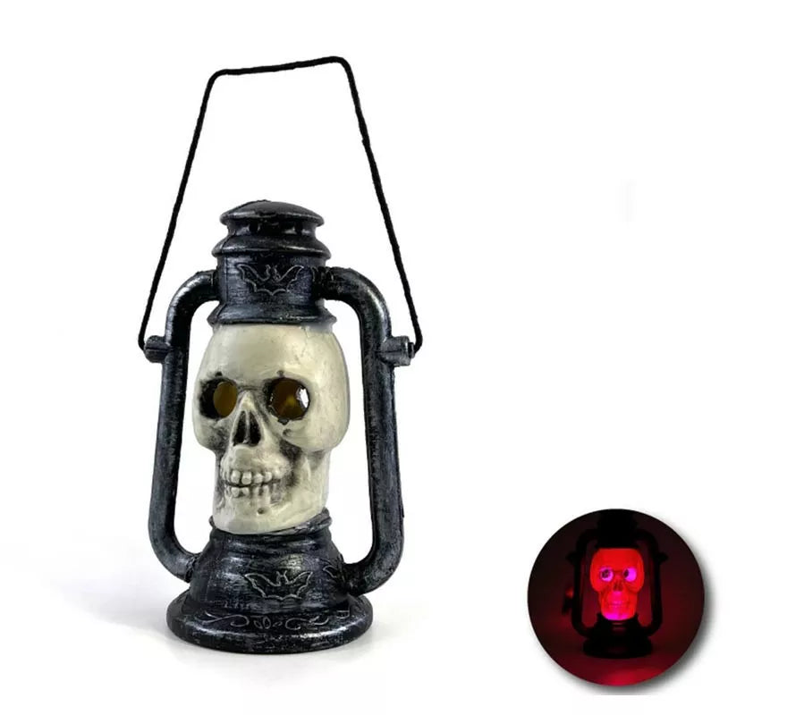 Translation missing: de.Lámpara Calavera con luz de 16x36 cm