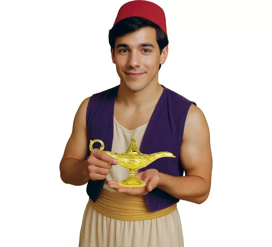 Lámpara del Genio dorada