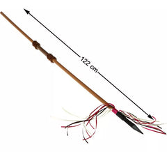 Indischer Speer mit Fransen 122 cm