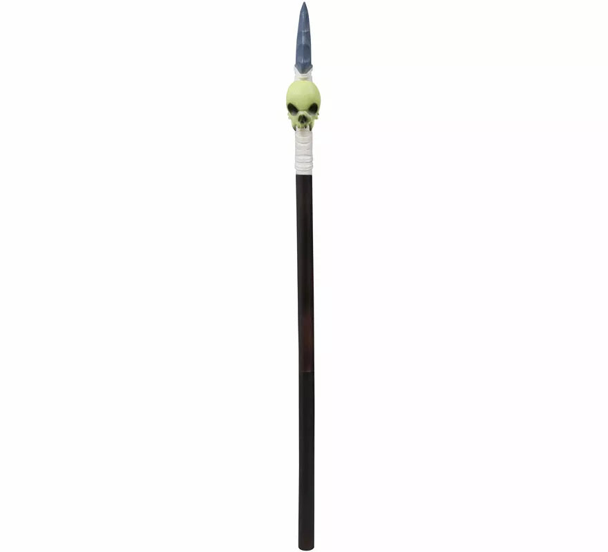 Lanza Indígena con Calavera de 120 cm