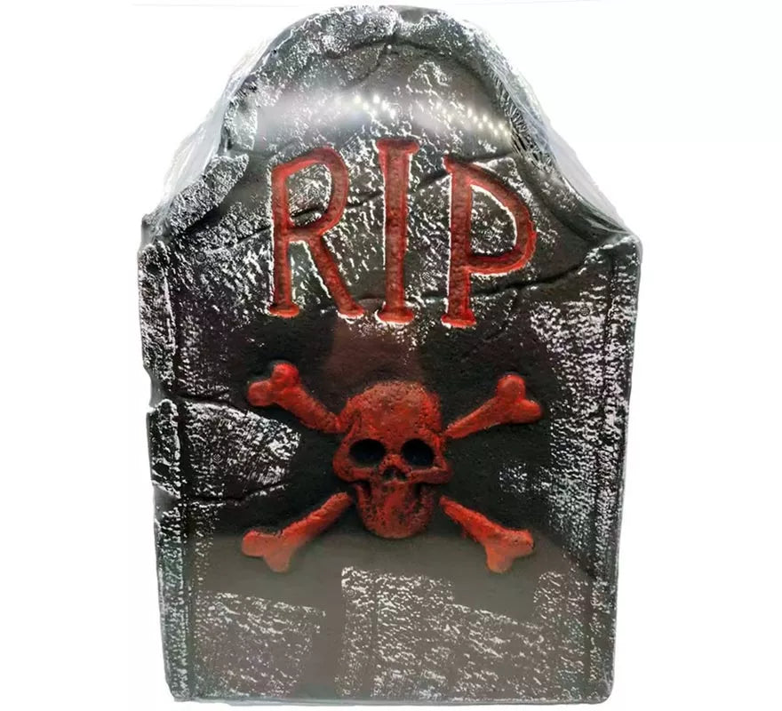 Translation missing: de.Lápida Calavera de Foam RIP de 37x2,50x55 cm