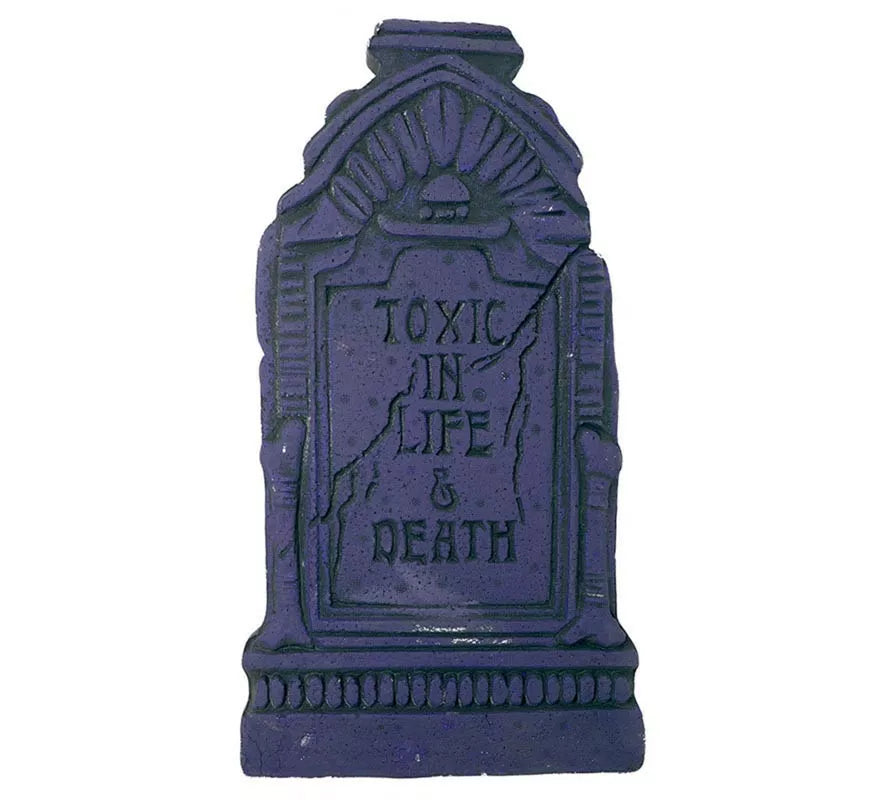 Translation missing: de."Lápida Cementerio ""Toxic in Live"" de 43x22 cm"