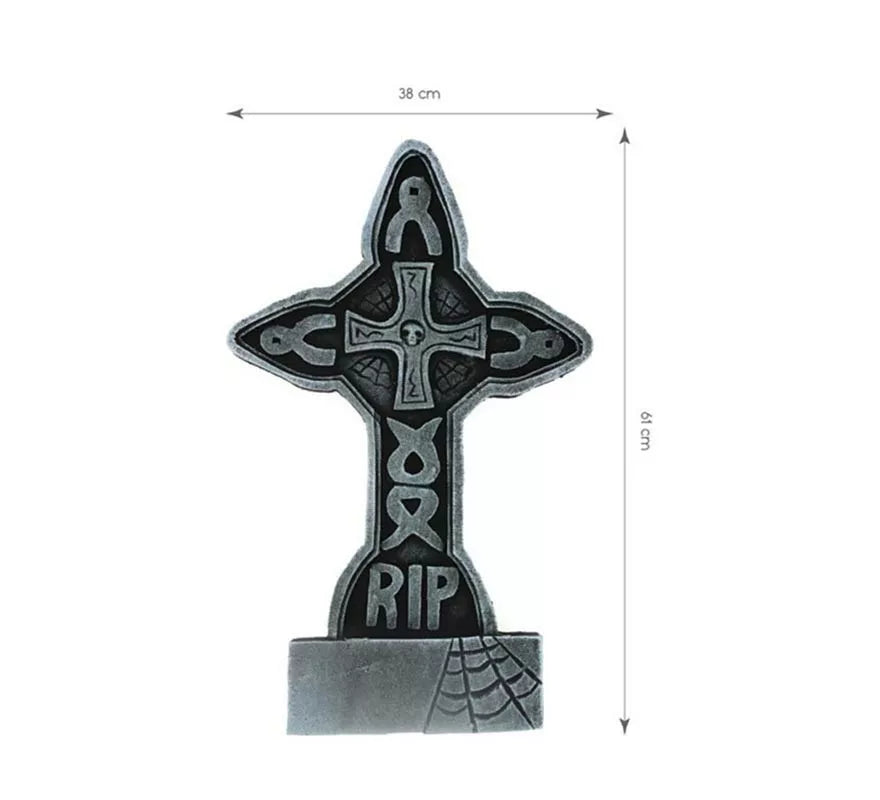 Translation missing: de.Lápida Cruz RIP de 61x38 cm