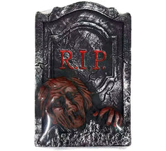 RIP Schaumstoff-Zombie-Grabstein 34x3,50x55 cm