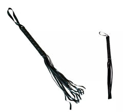 Kurze schwarze Peitsche von 41 cm
