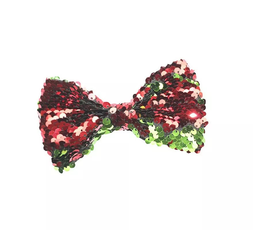 Translation missing: de.Lazo bling bling rojo y verde de 12 cm