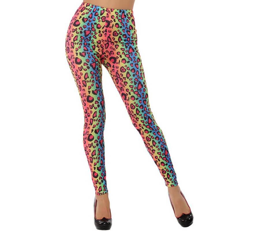 Translation missing: de.Leggings de Leopardo Multicolor