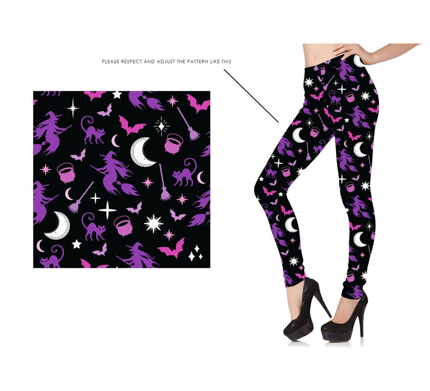Translation missing: de.Leggins de Bruja púrpura para mujer