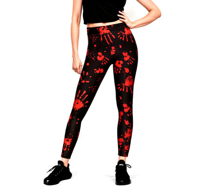 Leggins de Huellas Ensangrentados para mujer